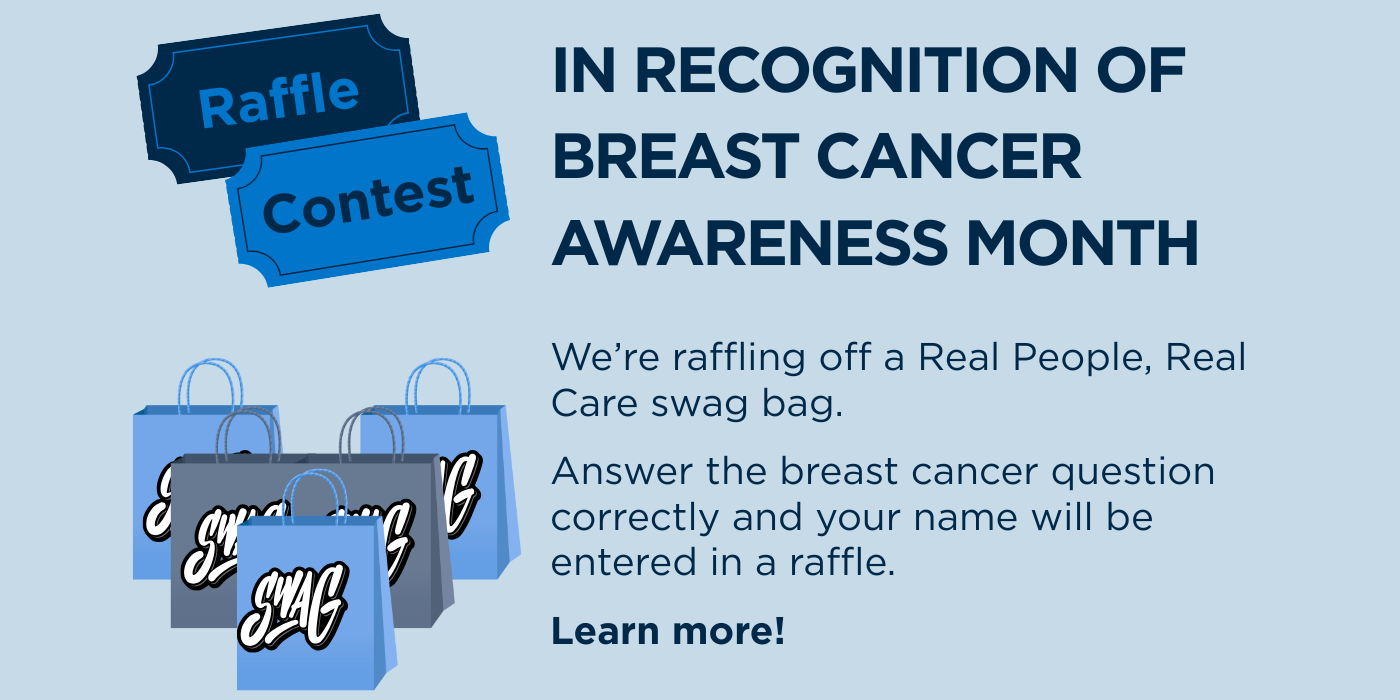 Breast Cancer Awareness Month Raffel Contest Banner Image